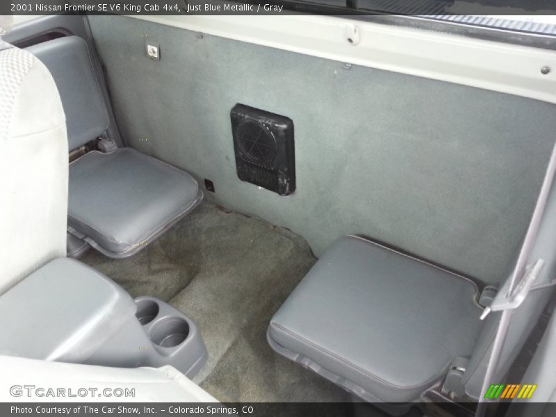 Rear Seat of 2001 Frontier SE V6 King Cab 4x4
