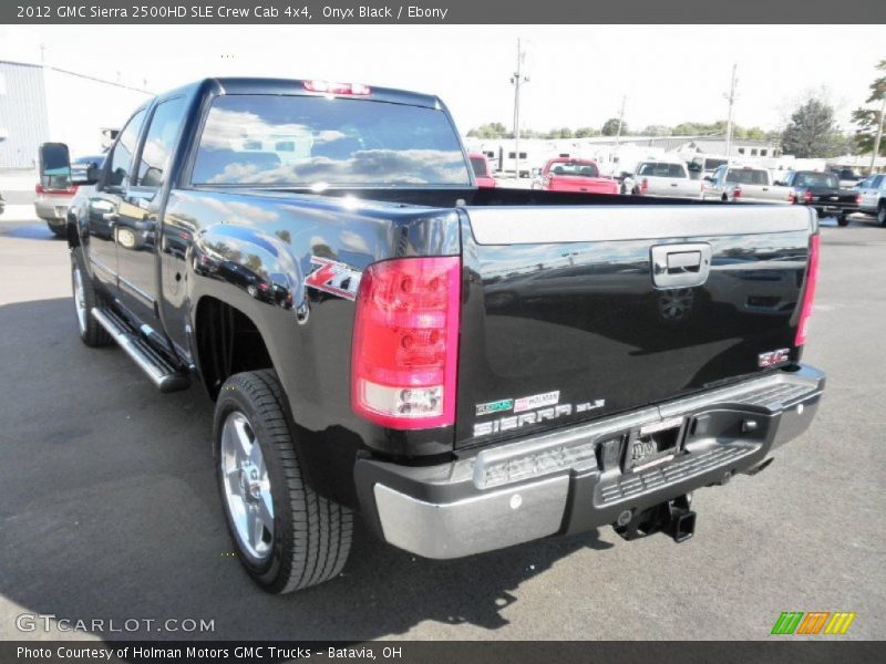 Onyx Black / Ebony 2012 GMC Sierra 2500HD SLE Crew Cab 4x4