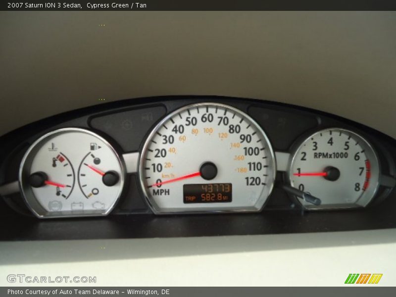  2007 ION 3 Sedan 3 Sedan Gauges