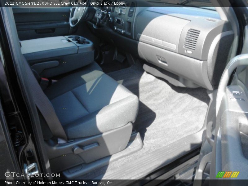 Onyx Black / Ebony 2012 GMC Sierra 2500HD SLE Crew Cab 4x4