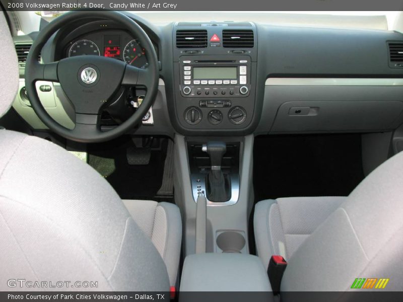 Candy White / Art Grey 2008 Volkswagen Rabbit 4 Door