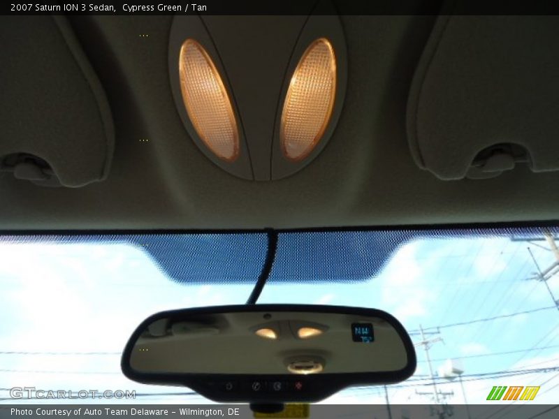 Cypress Green / Tan 2007 Saturn ION 3 Sedan