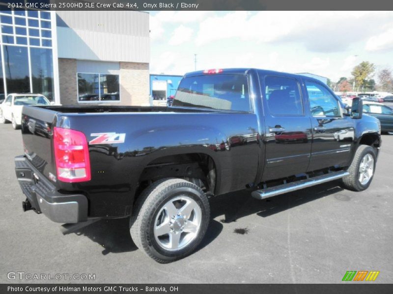Onyx Black / Ebony 2012 GMC Sierra 2500HD SLE Crew Cab 4x4