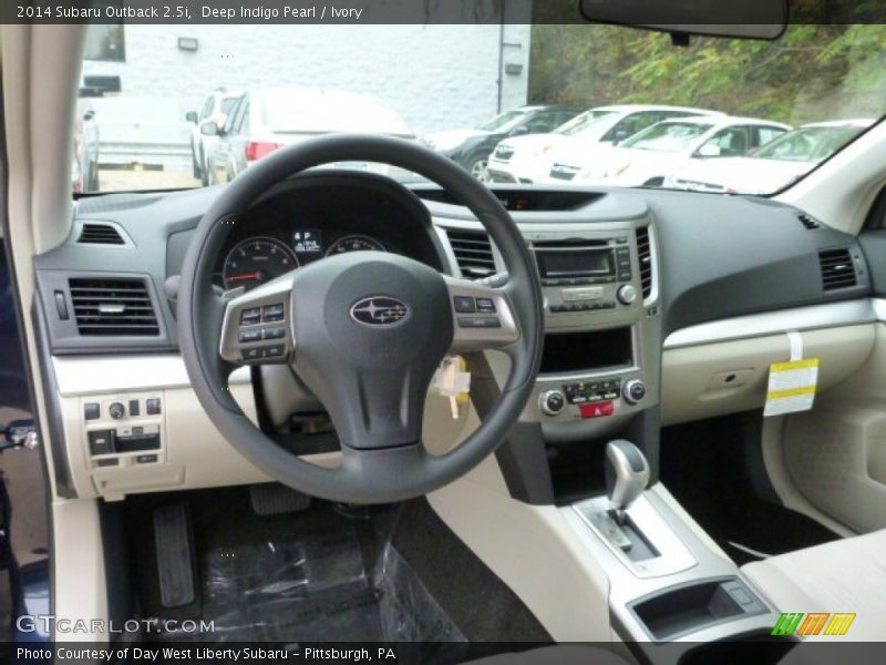 Deep Indigo Pearl / Ivory 2014 Subaru Outback 2.5i