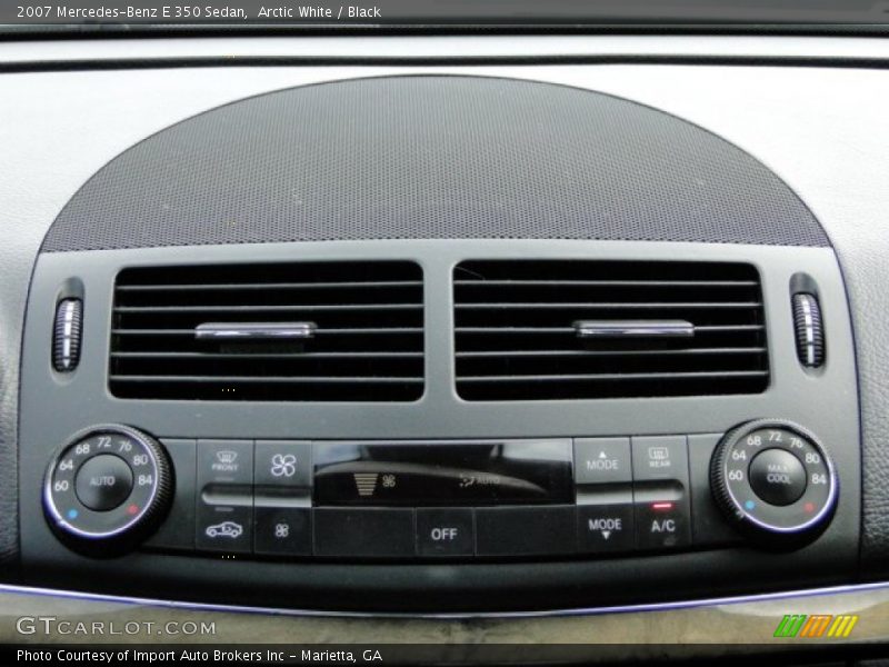 Arctic White / Black 2007 Mercedes-Benz E 350 Sedan