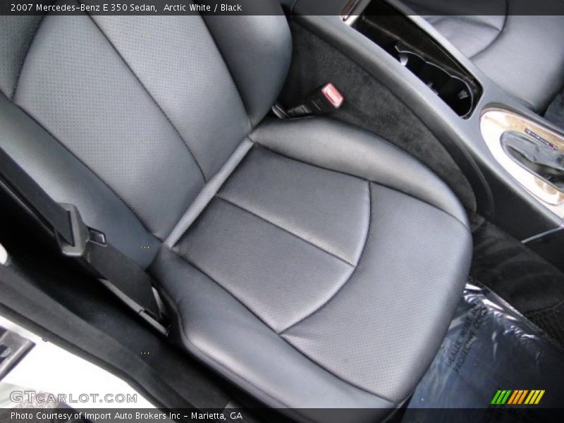 Arctic White / Black 2007 Mercedes-Benz E 350 Sedan