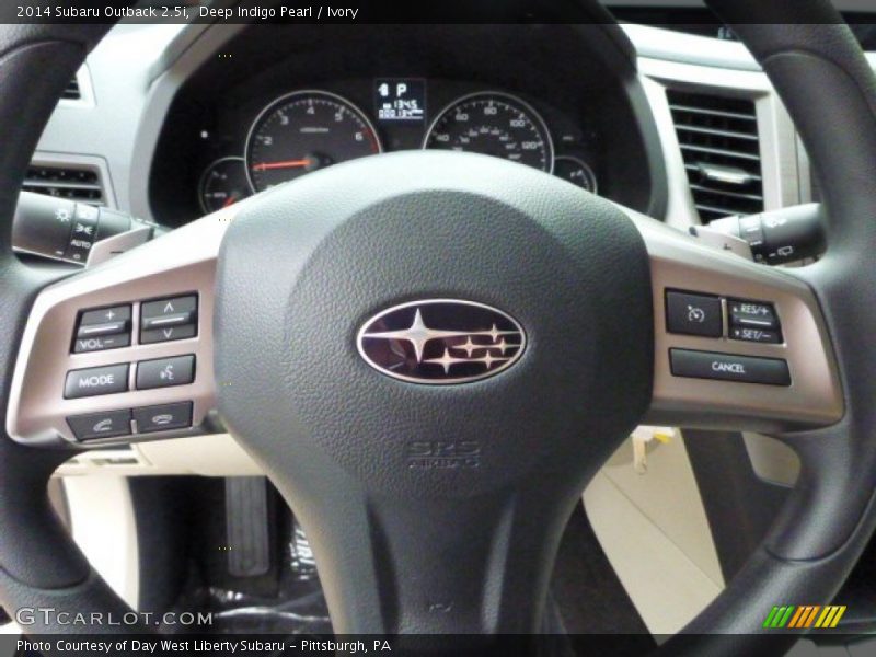 Deep Indigo Pearl / Ivory 2014 Subaru Outback 2.5i