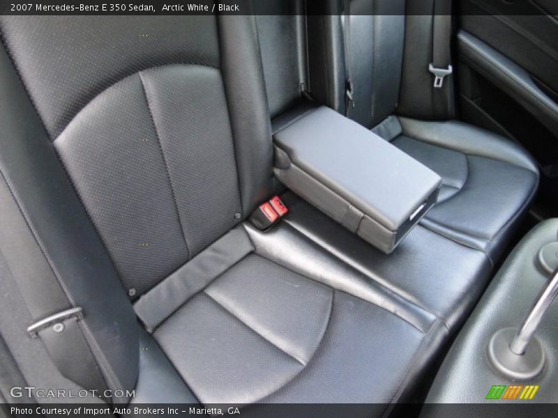 Arctic White / Black 2007 Mercedes-Benz E 350 Sedan