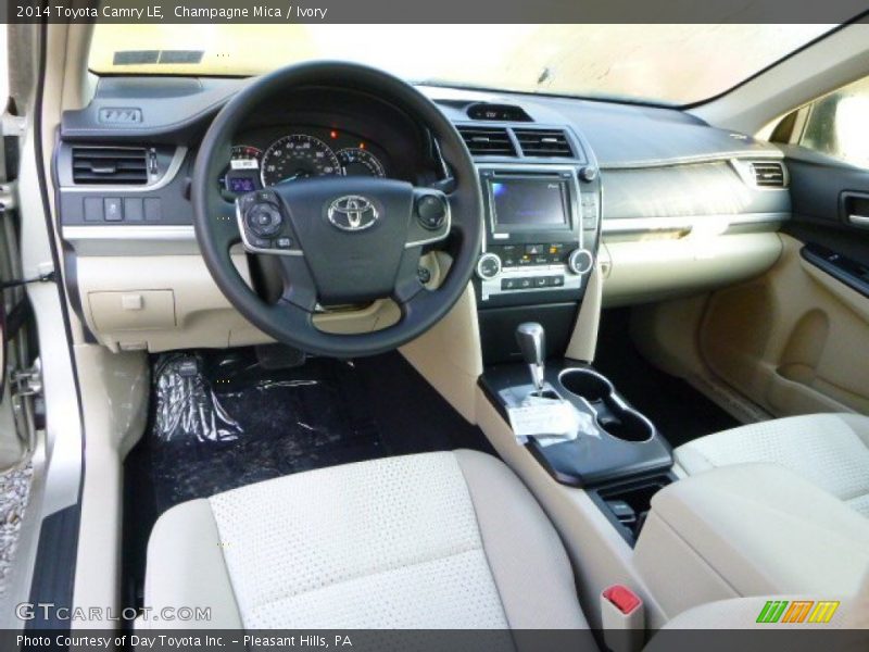 Champagne Mica / Ivory 2014 Toyota Camry LE
