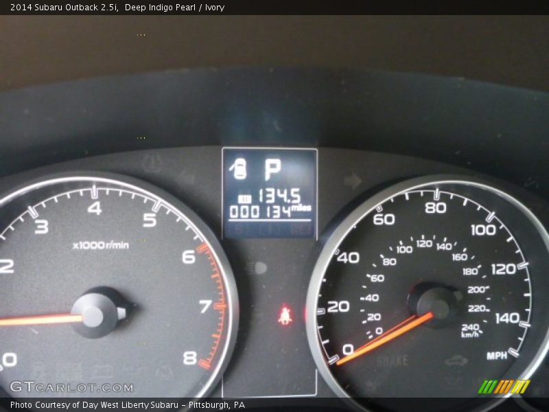 Deep Indigo Pearl / Ivory 2014 Subaru Outback 2.5i