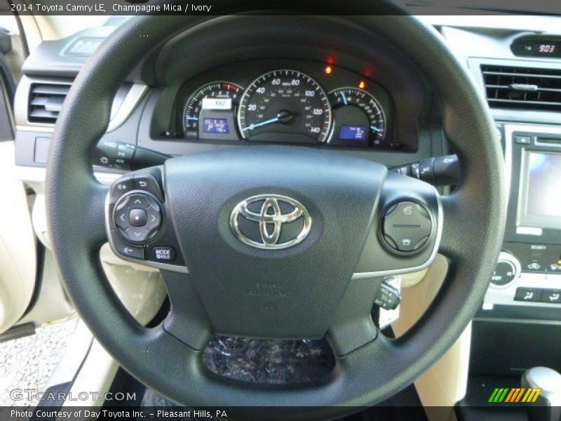 Champagne Mica / Ivory 2014 Toyota Camry LE