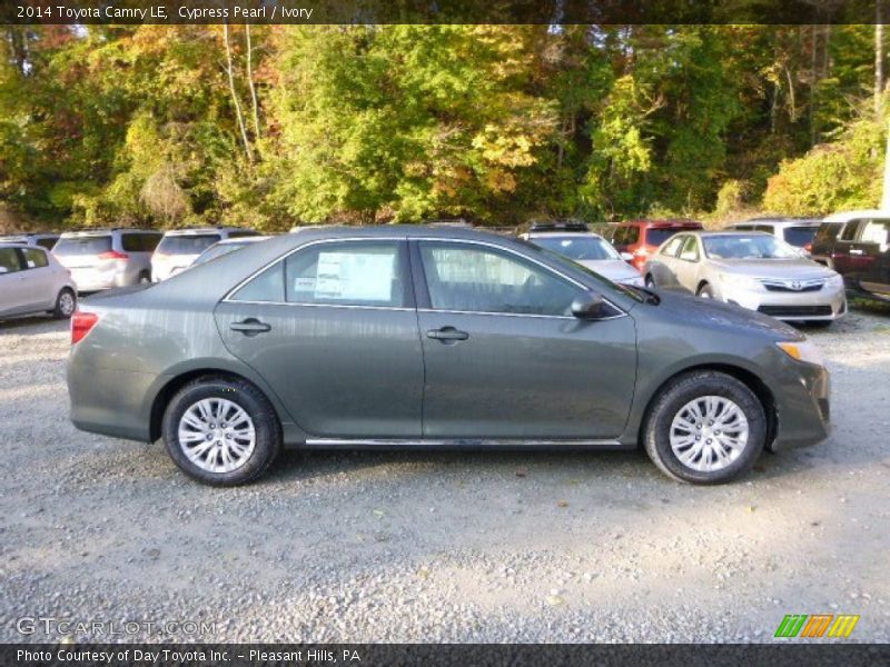 Cypress Pearl / Ivory 2014 Toyota Camry LE