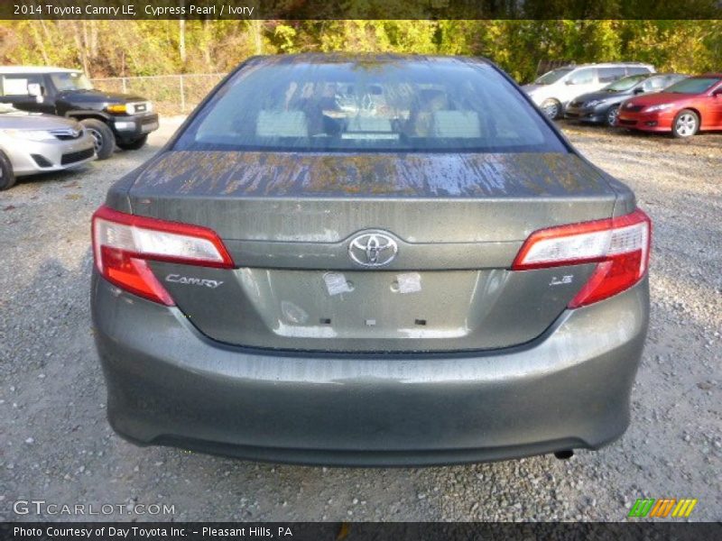 Cypress Pearl / Ivory 2014 Toyota Camry LE