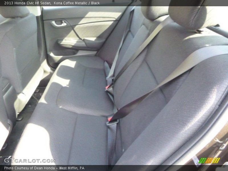 Kona Coffee Metallic / Black 2013 Honda Civic HF Sedan