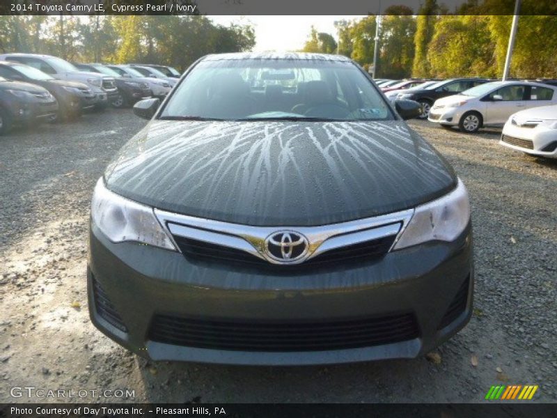 Cypress Pearl / Ivory 2014 Toyota Camry LE