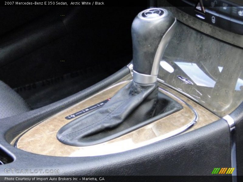 Arctic White / Black 2007 Mercedes-Benz E 350 Sedan