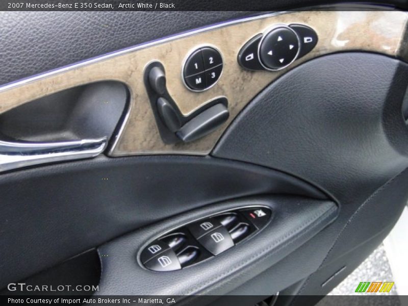 Arctic White / Black 2007 Mercedes-Benz E 350 Sedan