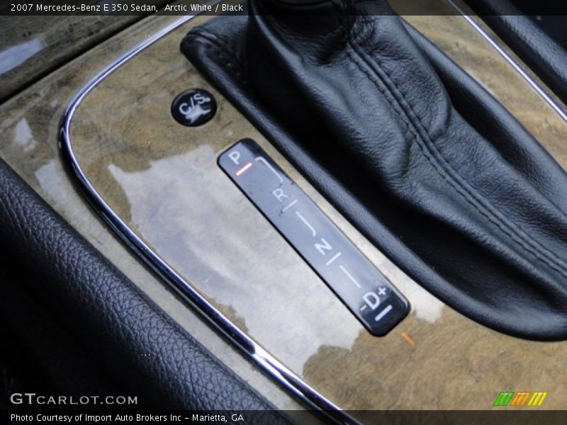 Arctic White / Black 2007 Mercedes-Benz E 350 Sedan