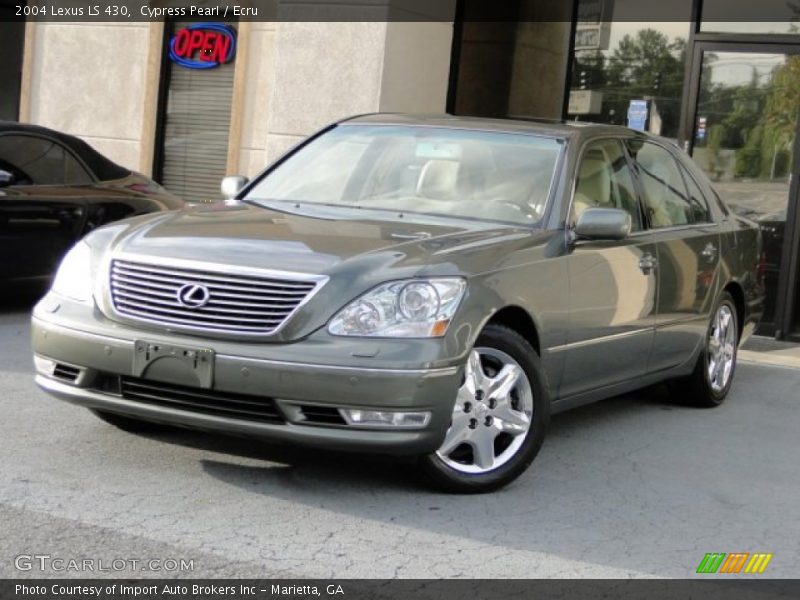 Cypress Pearl / Ecru 2004 Lexus LS 430