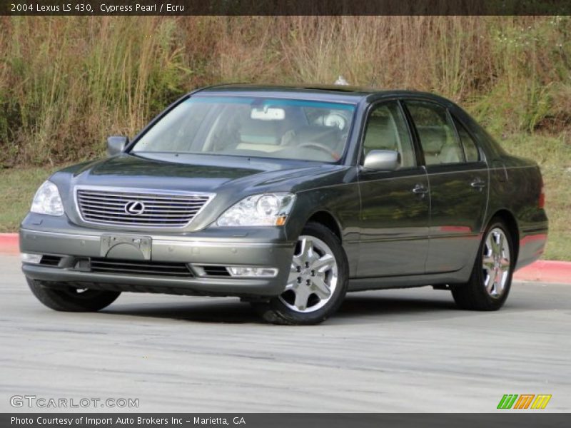Cypress Pearl / Ecru 2004 Lexus LS 430