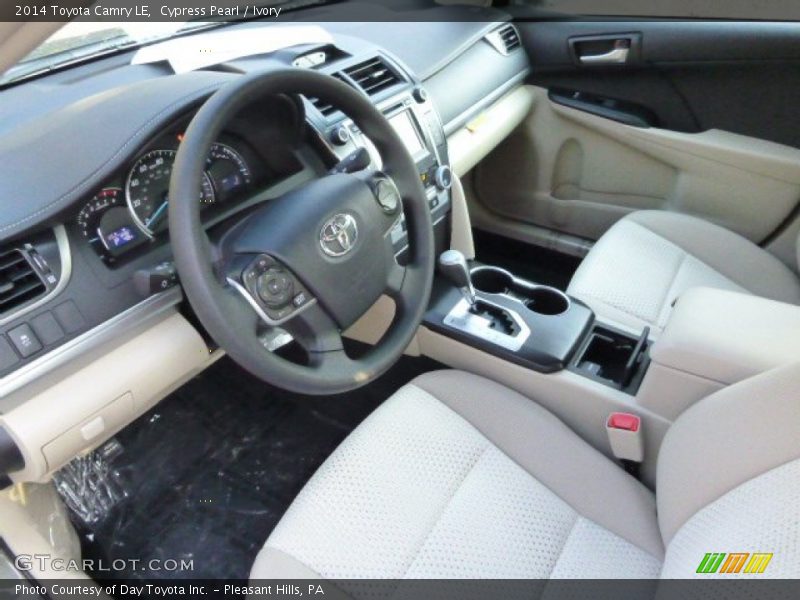 Cypress Pearl / Ivory 2014 Toyota Camry LE