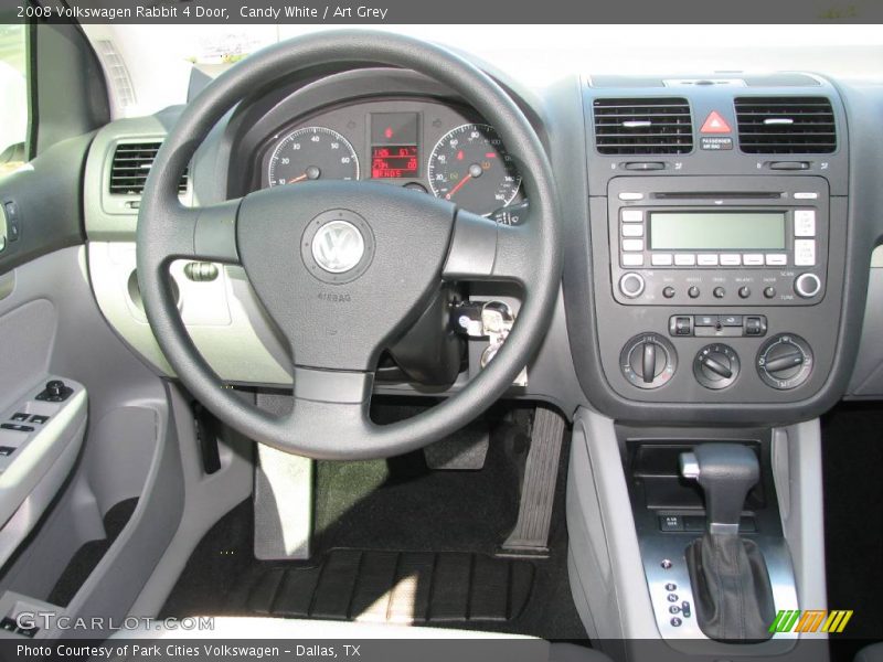 Candy White / Art Grey 2008 Volkswagen Rabbit 4 Door