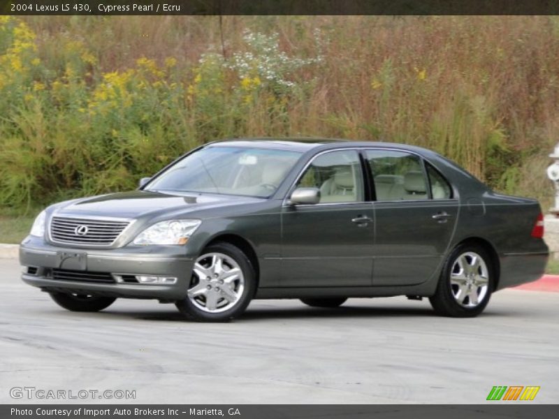 Cypress Pearl / Ecru 2004 Lexus LS 430