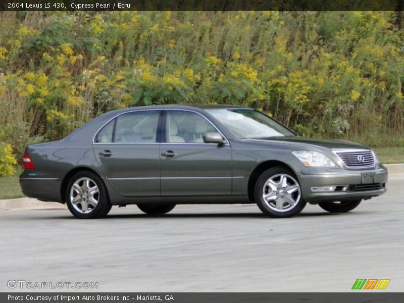 Cypress Pearl / Ecru 2004 Lexus LS 430