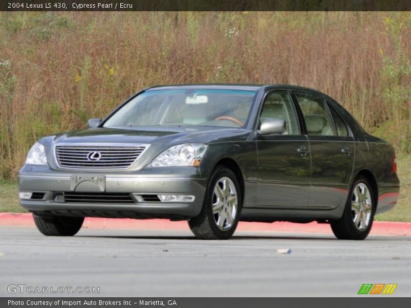 Cypress Pearl / Ecru 2004 Lexus LS 430