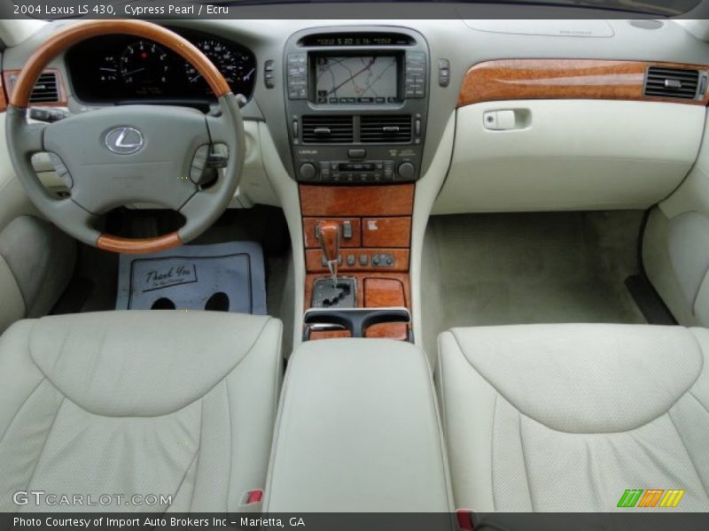 Cypress Pearl / Ecru 2004 Lexus LS 430