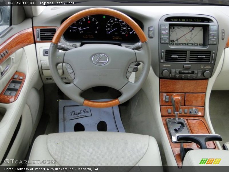 Cypress Pearl / Ecru 2004 Lexus LS 430