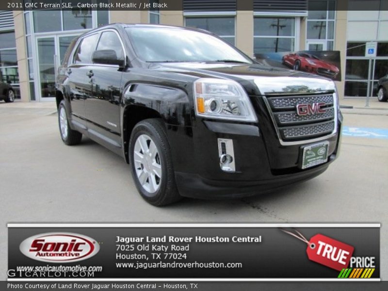 Carbon Black Metallic / Jet Black 2011 GMC Terrain SLE