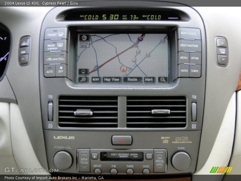 Cypress Pearl / Ecru 2004 Lexus LS 430