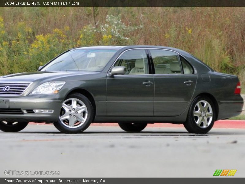 Cypress Pearl / Ecru 2004 Lexus LS 430