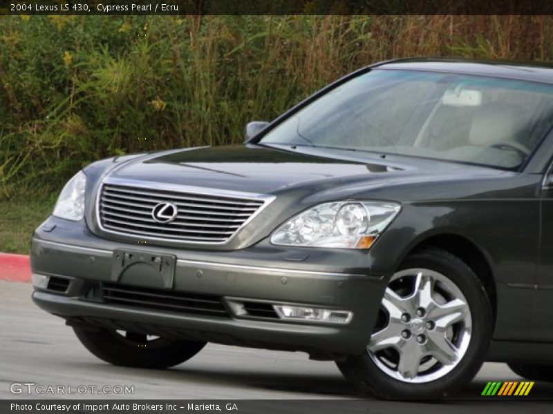 Cypress Pearl / Ecru 2004 Lexus LS 430