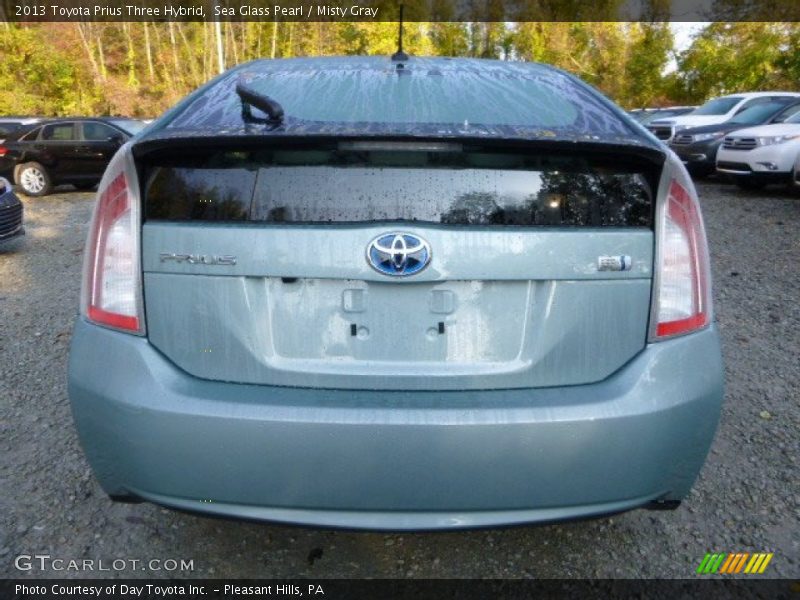 Sea Glass Pearl / Misty Gray 2013 Toyota Prius Three Hybrid