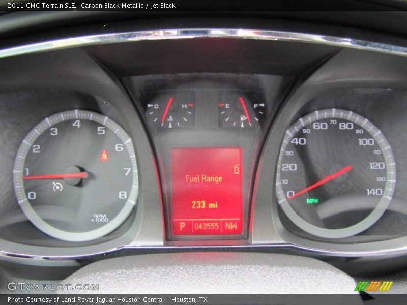 Carbon Black Metallic / Jet Black 2011 GMC Terrain SLE