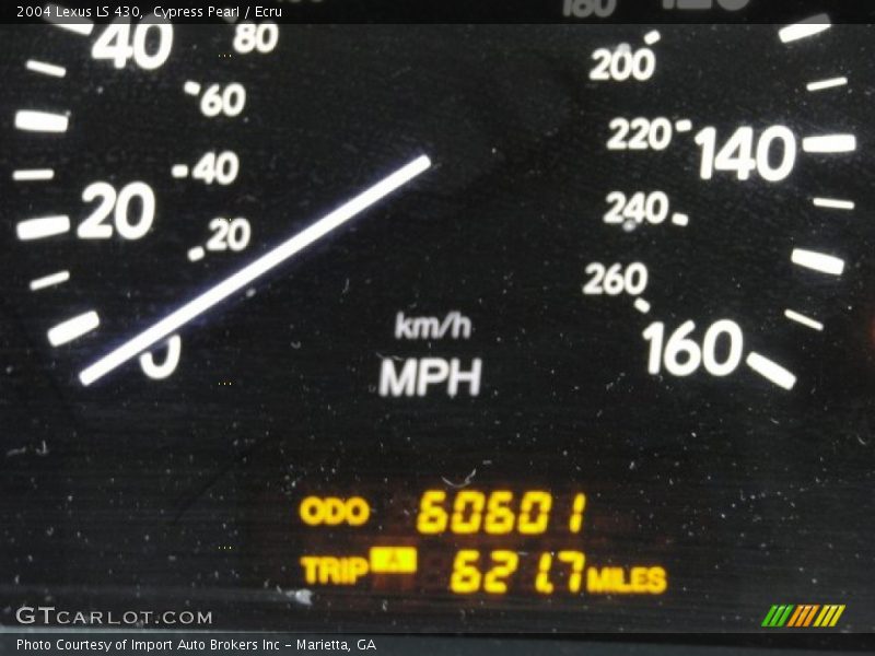 Cypress Pearl / Ecru 2004 Lexus LS 430