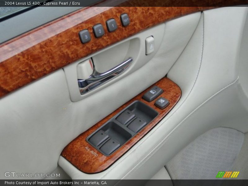 Cypress Pearl / Ecru 2004 Lexus LS 430