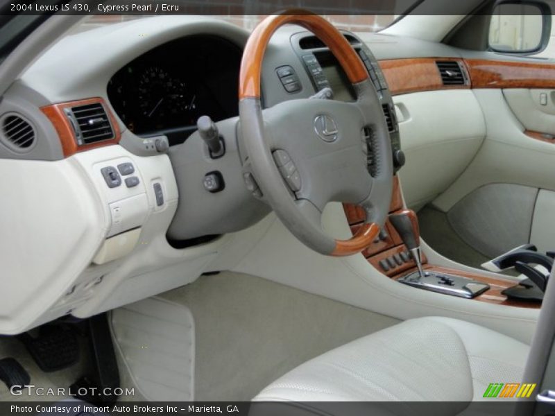 Cypress Pearl / Ecru 2004 Lexus LS 430