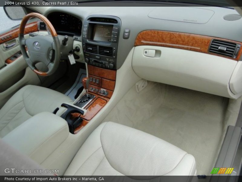 Cypress Pearl / Ecru 2004 Lexus LS 430