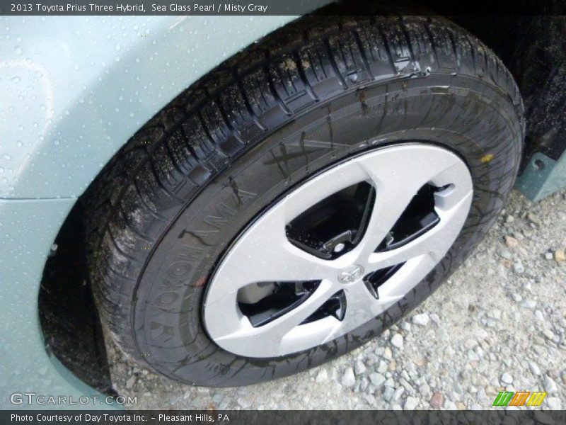 Sea Glass Pearl / Misty Gray 2013 Toyota Prius Three Hybrid