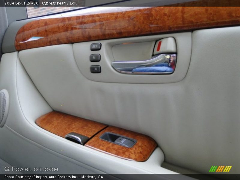 Cypress Pearl / Ecru 2004 Lexus LS 430