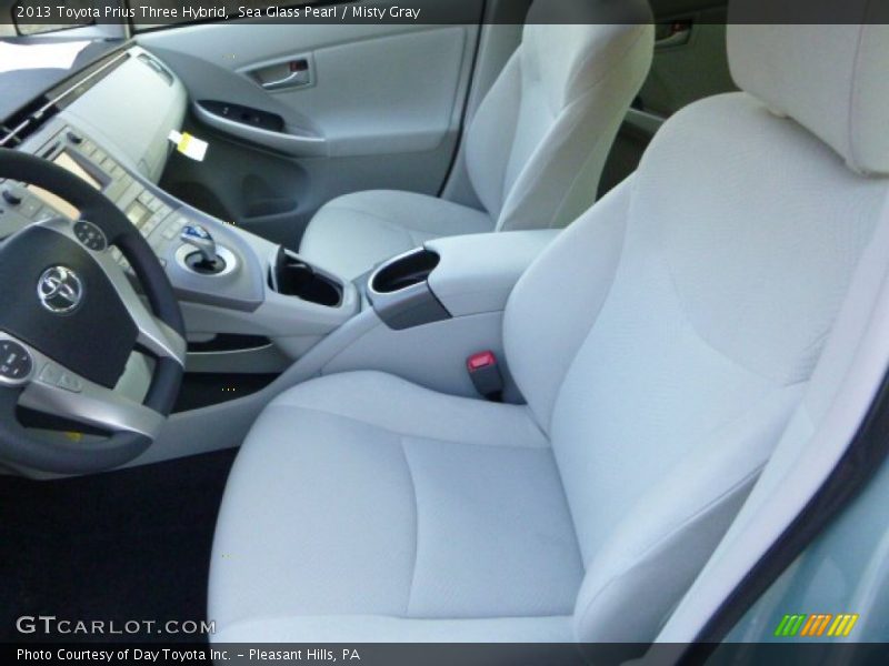 Sea Glass Pearl / Misty Gray 2013 Toyota Prius Three Hybrid