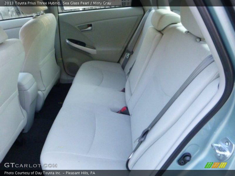 Sea Glass Pearl / Misty Gray 2013 Toyota Prius Three Hybrid