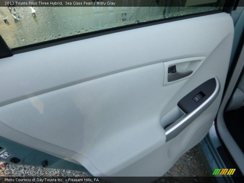 Sea Glass Pearl / Misty Gray 2013 Toyota Prius Three Hybrid