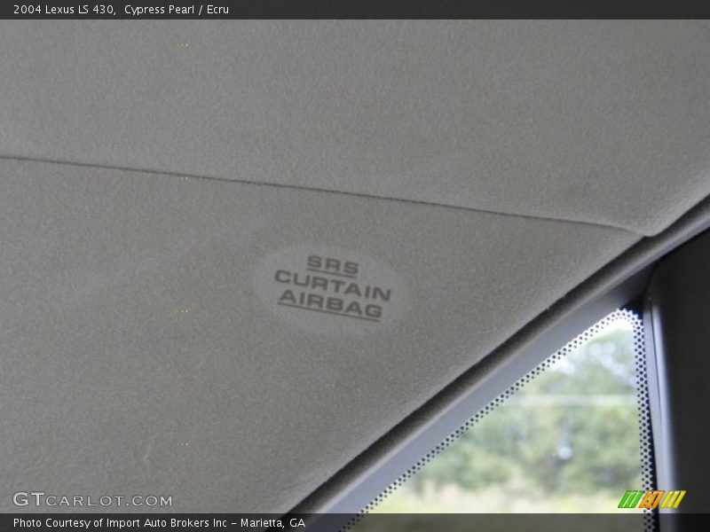 Cypress Pearl / Ecru 2004 Lexus LS 430