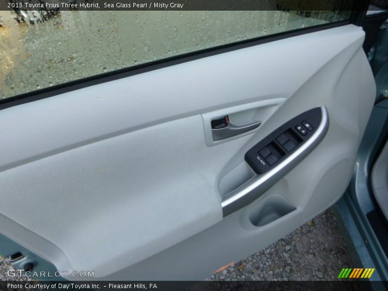 Sea Glass Pearl / Misty Gray 2013 Toyota Prius Three Hybrid