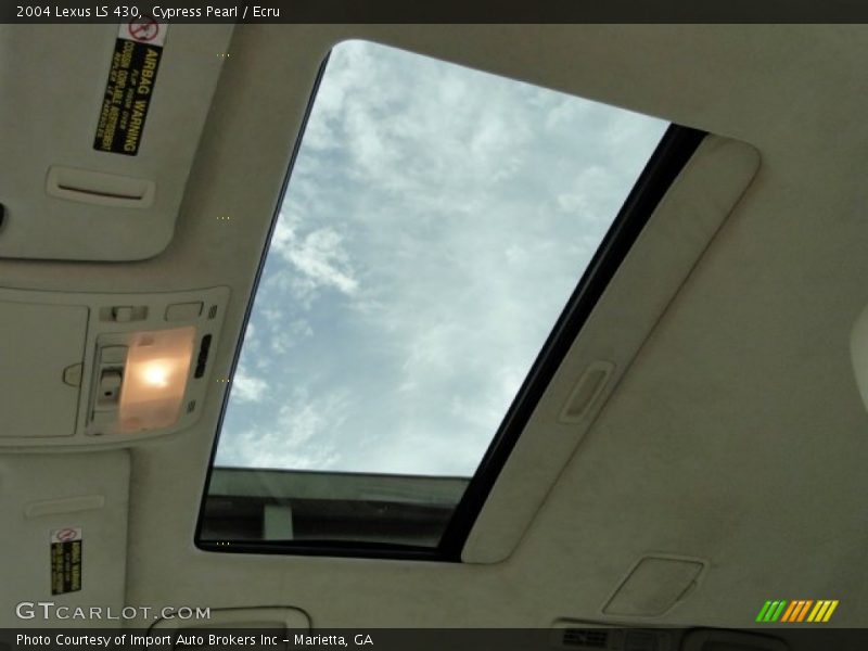 Cypress Pearl / Ecru 2004 Lexus LS 430