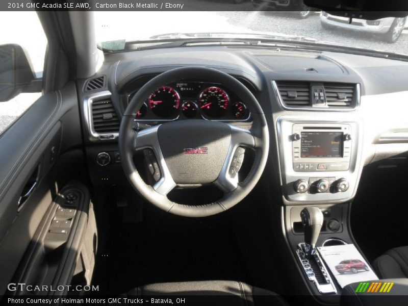 Carbon Black Metallic / Ebony 2014 GMC Acadia SLE AWD